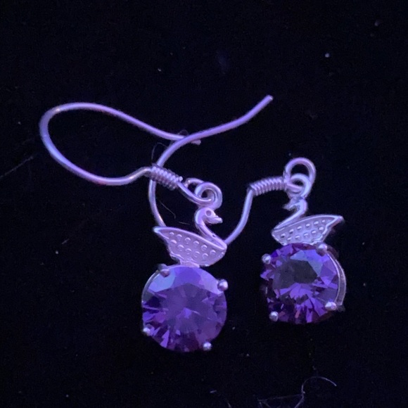 Swan earrings - Picture 2 of 4